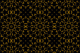 Black Gold Kaleidoscope Floral Pattern: A Practical Guide for Creative Projects