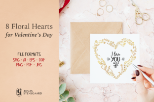 Eight Floral Valentine's Day Hearts Design Guide