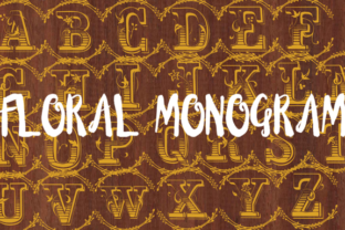 Elegantly Framed Floral Monograms: Elevating Personal and Professional Identity