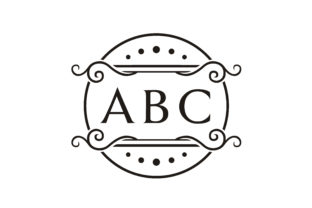 Elevating Brand Identity with the Classic Circle Floral Frame Label Logo