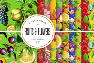 Elevating Visual Strategy: The Professional Value of Bright Floral Patterns, Fruits Flowers in Modern Design