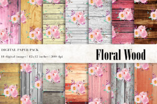 Evaluating Floral Wood Digital Papers and Rustic Wood Textures for Creative Projects