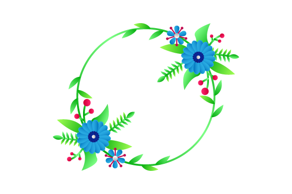 Evaluating Modern Circle Frame Floral Template 02 for Professional Design Workflows