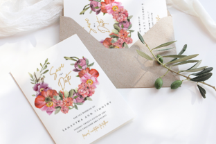 Evaluating the Floral Wreath Save the Date Template for Wedding Stationery