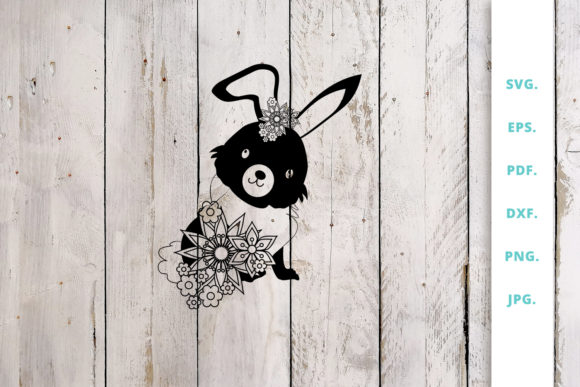 Floral Easter Bunny Cut File 3: A Practical Asset for Seasonal Design