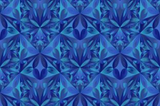Integrating Blue Seamless Gradient Floral Pattern Assets into Professional Design Workflows