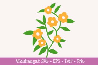 Yellow Flowers Floral: Digital Cutting Files for All Levels